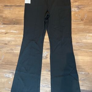 NWT Athleta Black Flared Trousers size 16